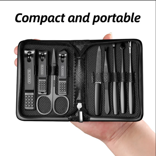 Premium 7-Piece Portable Manicure Kit – Travel-Friendly Nail Grooming Set